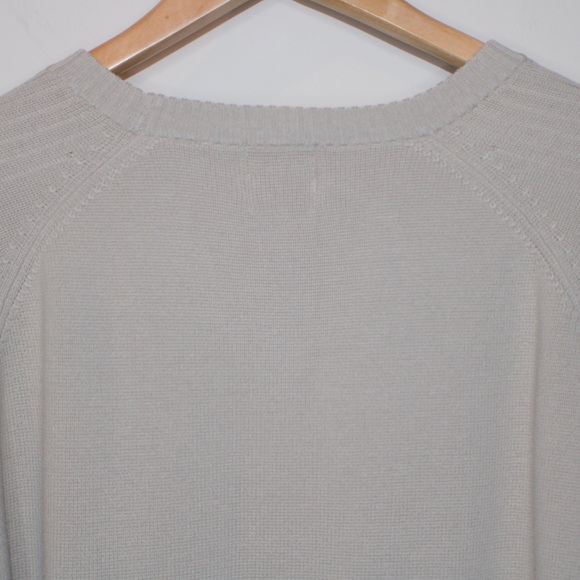 Timberland Light Gray Knit Grandpa Sweater 2XL - Picture 9 of 11